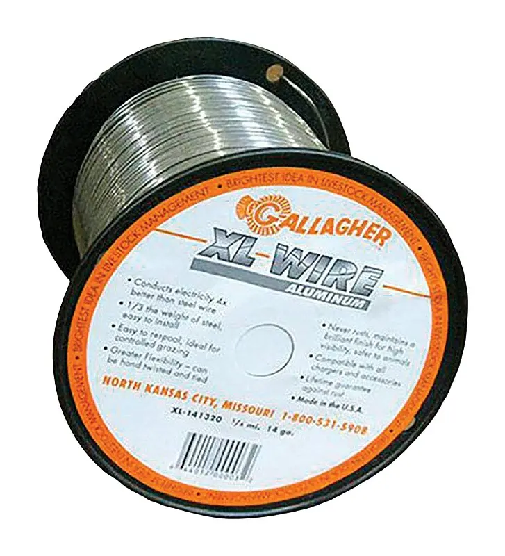 14-Gauge Electric Fence Wire – Half-Mile Spool, High-Tensile Strength 1