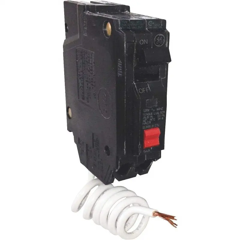 20 A Thermal-Magnetic Circuit Breaker – 1-Pole, 120 V Feeder Panel, Ge Thql1120Gftp Non-Interchangeable Trip 1