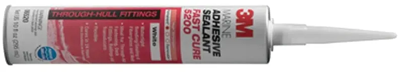 3M 06520 White Adhesive Sealant – 10-Ounce Cartridge, -40°F To 190°F Service Range 1