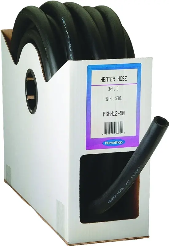 Abbott Rubber Heater Hose – 50 Foot Length, 80 Psi Rating, Synthetic Rubber Construction, Black 1