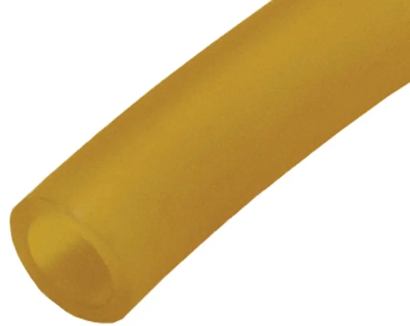 Abbott Rubber T64005001 Amber Flexible Tubing – 1/4" Id × 50 Feet, Chemical-Resistant Vinyl Hose 1