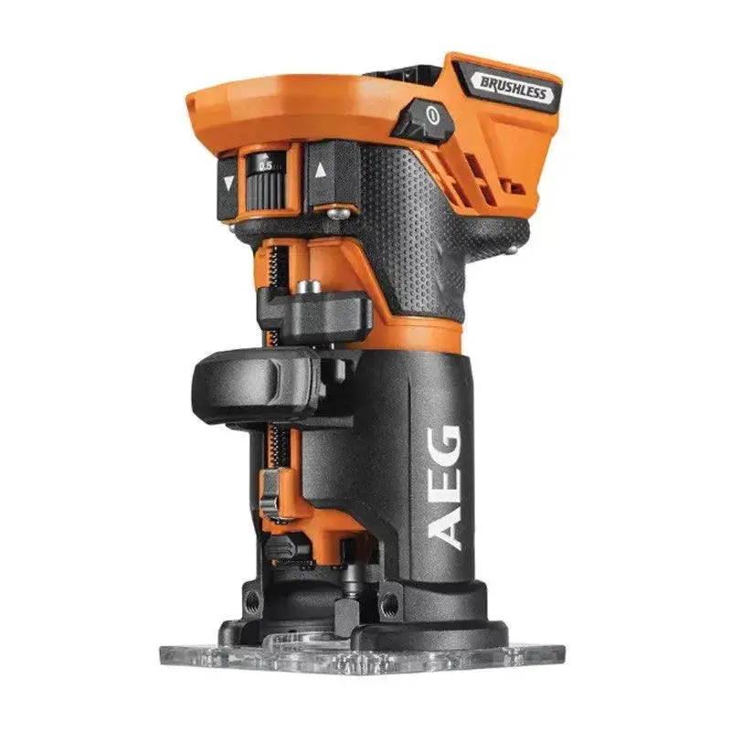 Aeg Bof18Bl2-0 18V Cordless Trim Router (8 Mm Collet, Bare Tool) – Refurbished 1
