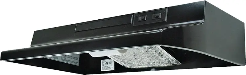 Air King Av1306 Under-Cabinet Range Hood – 180 Cfm, Dual-Fan, 30-Inch Black Steel Unit 1