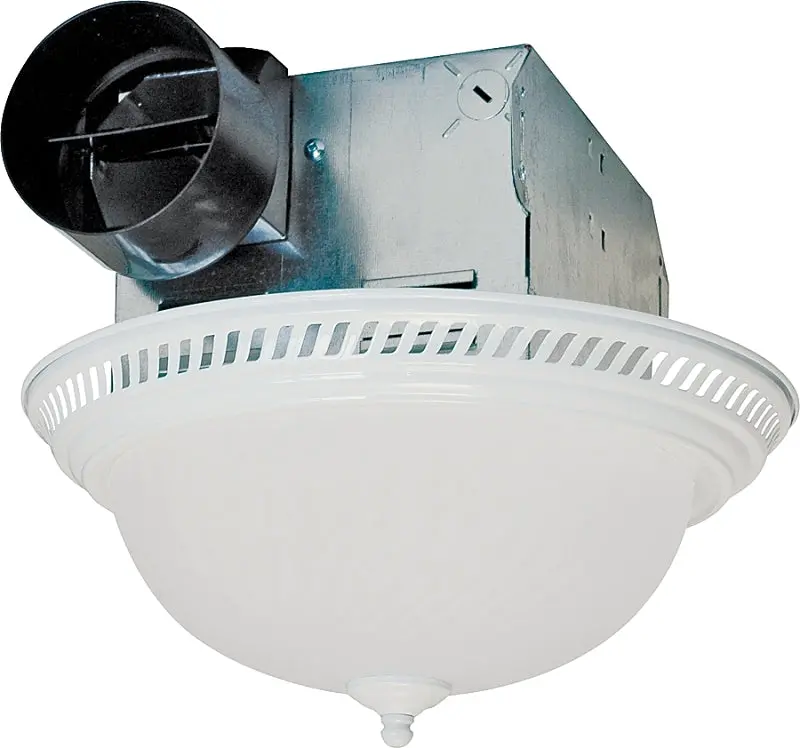 Air King Drlc703 Ceiling Exhaust Fan – 70 Cfm, 4-Inch Duct, Fluorescent Light, 4-Sone Quiet Operation 1