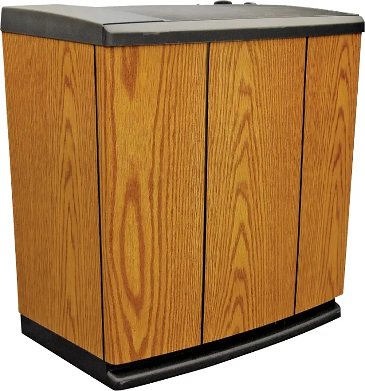 Aircare H12 300Hb Console Humidifier – 4-Speed Analog Control, 3700-Sq-Ft Coverage, Light Oak Housing 1
