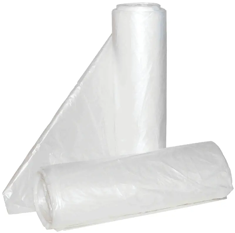 Aluf Plastics Hi-Lene Antimicrobial Can Liners – 50–55 Gal Clear Hdpe Coreless Bags 1
