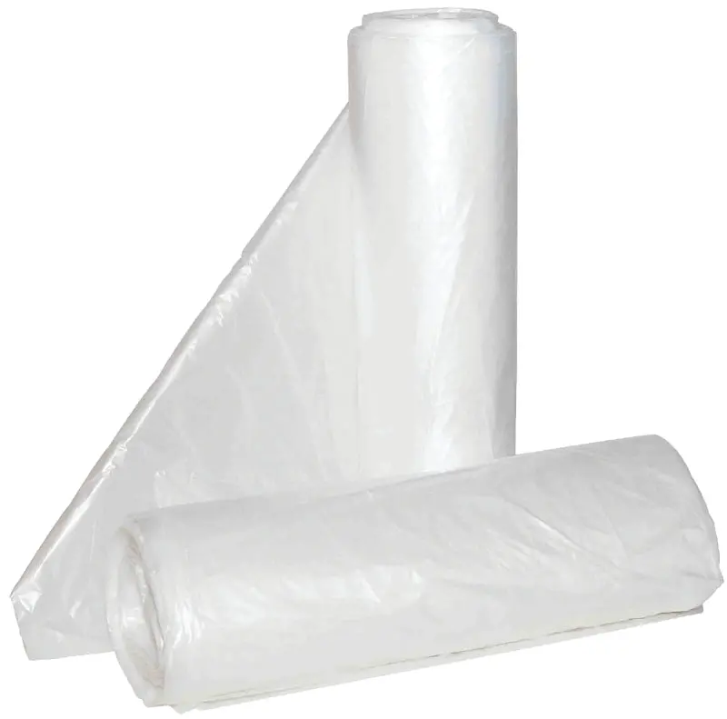 Aluf Plastics Hi-Lene Hcr-243306C Antimicrobial Can Liners – 24 X 33 Inch, Clear, Fits 12–16 Gallon Bins 1