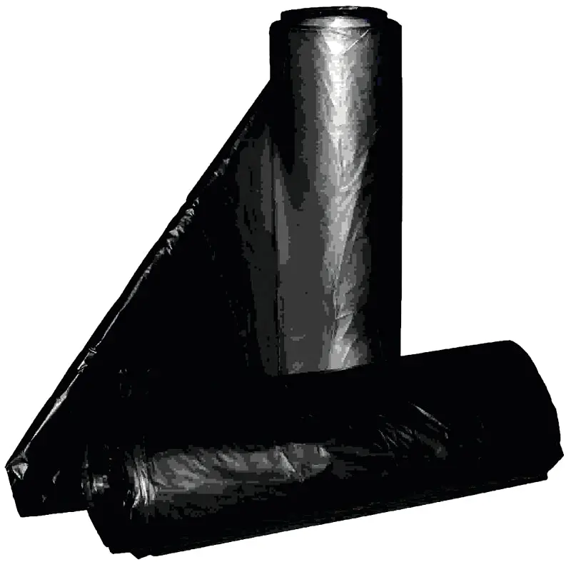 Aluf Plastics Rct-60X Black Repro Can Liner – 55–60 Gallon, Metalocene-Blend Low-Density Poly 1