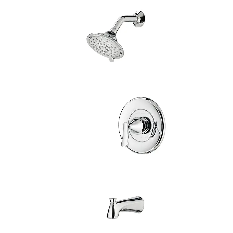 American Standard Chatfield 7413508.002 Tub And Shower Trim Kit – 3-Function Showerhead, 1.8 Gpm Tub Spout, Single-Handle Control 1