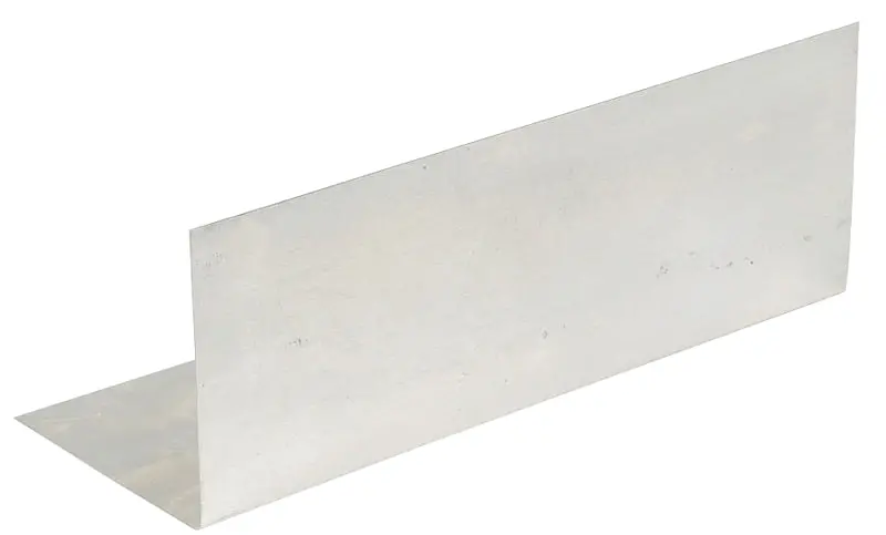 Amerimax Economy Step Flashing – 7 In × 4 In Aluminum, Galvanized For Roof-To-Wall Transitions 1
