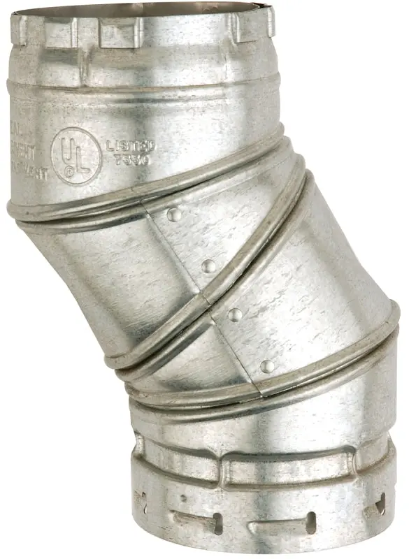 Amerivent 4Eal 4-Inch Diameter Elbow Fitting – Hvac Ventilation Duct Connector For Flexible Routing 1