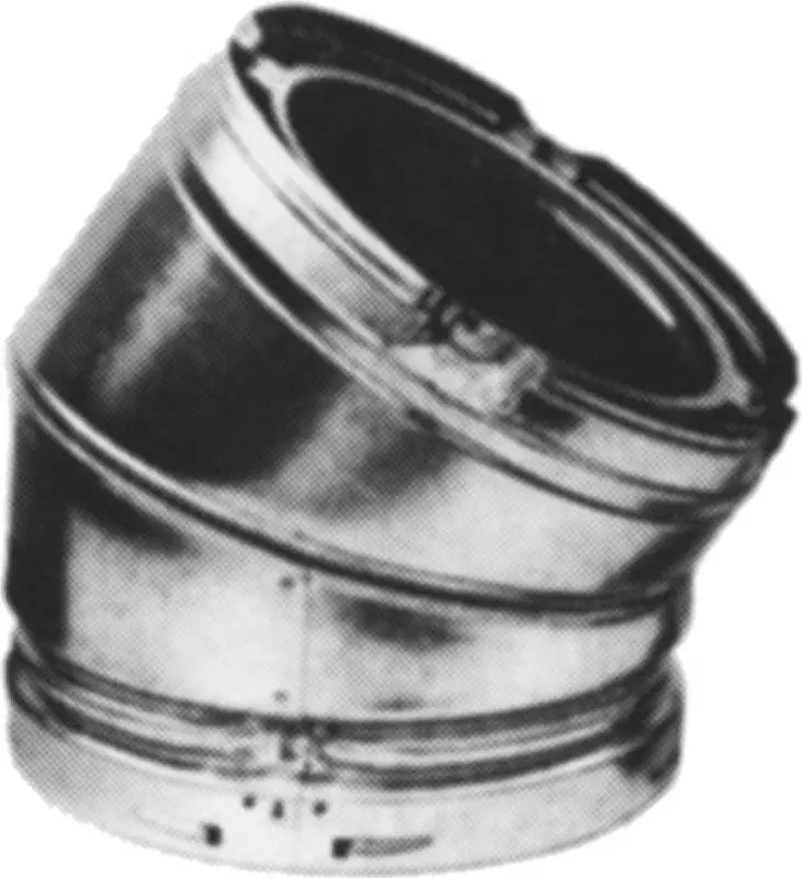 Amerivent 6Hs-030 Stainless Steel Elbow Set – Two 17" Radius Fittings For Flexible Venting Applications 1
