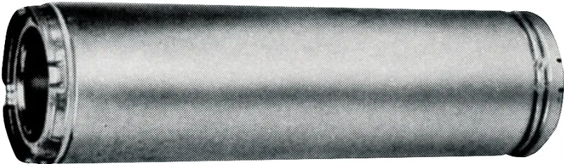 Amerivent 6Hs-24 Galvanized Stainless Steel Chimney Pipe – 9" Od, 24" Length 1