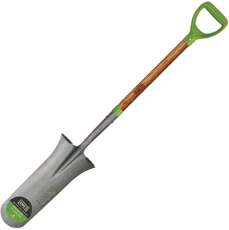 Ames Drain Spade – 7.5" Wide Forged Steel Blade, Hardwood D-Handle, Ideal For Trenching And Root Cutting 1