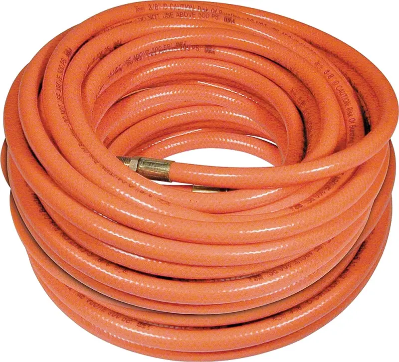 Amflo 576-100A-5 Heavy-Duty Air Hose – 3/8" Od × 100 Ft, 300 Psi, Orange Pvc Construction 1