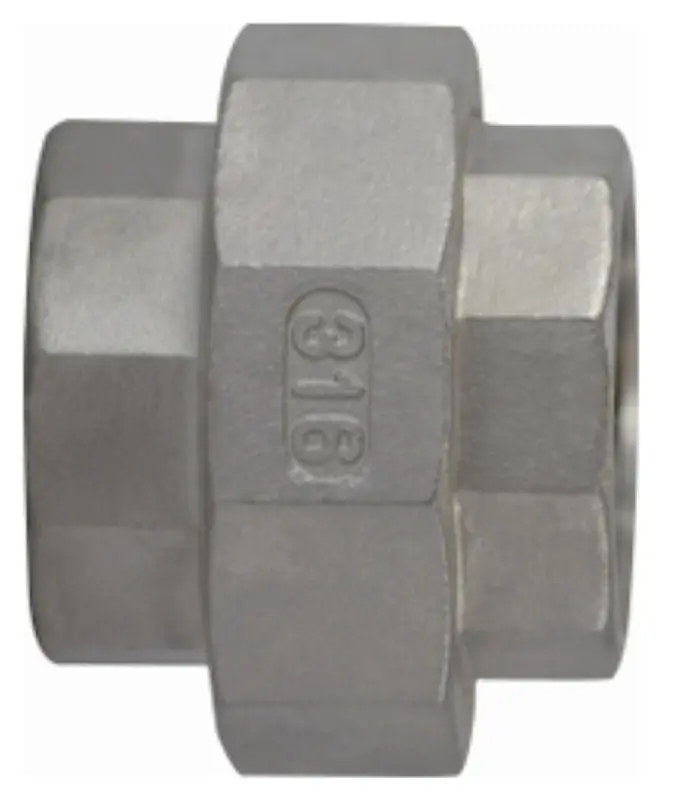 Anderson Metals 2-Inch Fpt Stainless Steel Pipe Union – 150 Psi Rated, Corrosion-Resistant Fitting 1