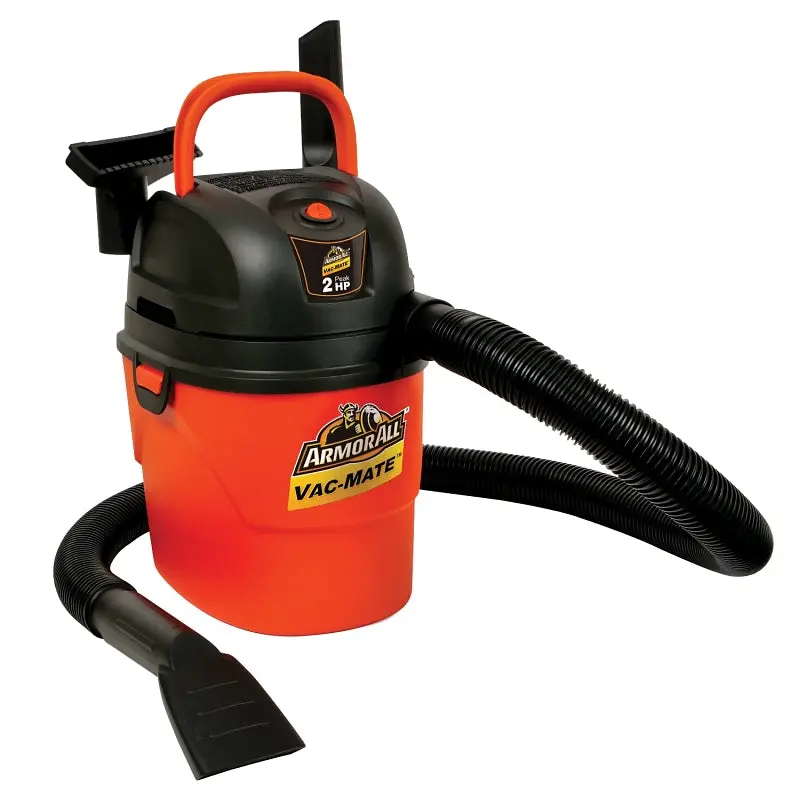 Armor All Aa155 Wet/Dry Vacuum – 1.5-Gallon Capacity, 42 Cfm, Foam Filter, 55W Motor, Orange 1
