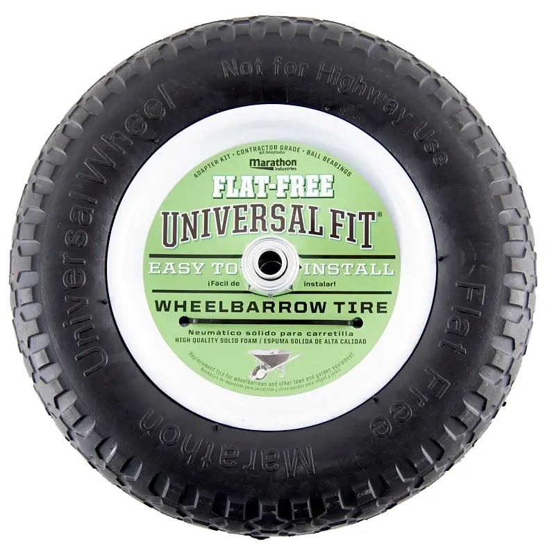 Arnold 00270 Polyurethane Wheelbarrow Tire – 14.5" Diameter, Knobby Tread 1