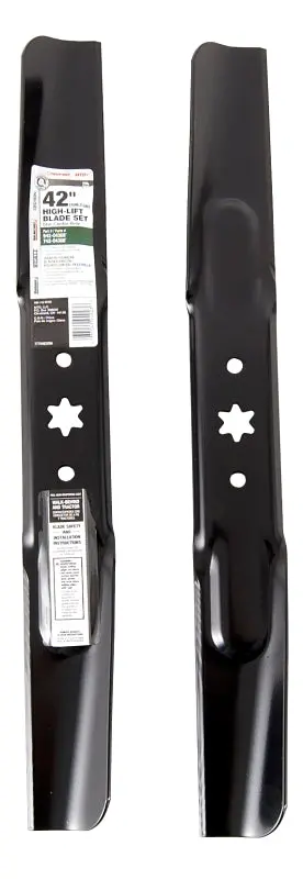 Arnold High-Lift Blade Set – 42-Inch Replacement Blades For Bolens, Mtd, Troy-Bilt & Yard Machines Tractors 1