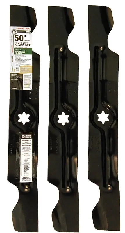Arnold High-Lift Lawn Mower Blade Set – 17.25-Inch Replacement Blades For 50-Inch Zero-Turn Decks 1