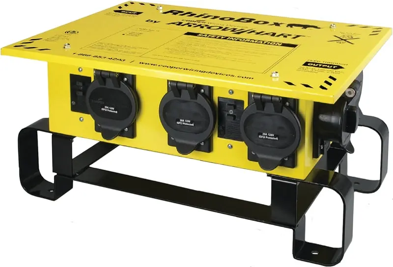 Arrow Hart Rhino Box Rb300Me Gfci Power Distribution Center – 50-Amp, 120/240-Volt 1