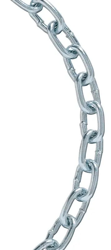 Baron 7252 Zinc-Plated Machine Twist Chain – #2/0 Size, 70 Ft Length, 520 Lb Working Load Limit For General Rigging 1