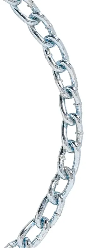Baron 7292 #2/0 Zinc-Plated Passing Link Chain – 450-Pound Working Load Capacity, High-Strength Steel 1