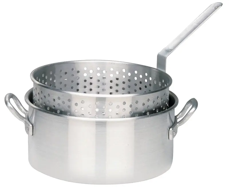 Bayou Classic 10-Quart Aluminum Fryer Pot – 18-Gauge, Riveted Handle 1