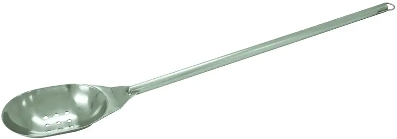 Bayou Classic 1079 Stainless Steel Long-Handle Spoon – 40" Overall Length, Heavy-Duty Cooking Tool 1