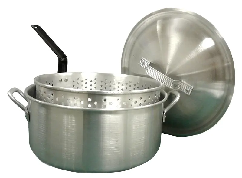 Bayou Classic 14-Quart Deep Fryer With Lid – Single Basket, Heavy-Duty Cast Aluminum Construction 1
