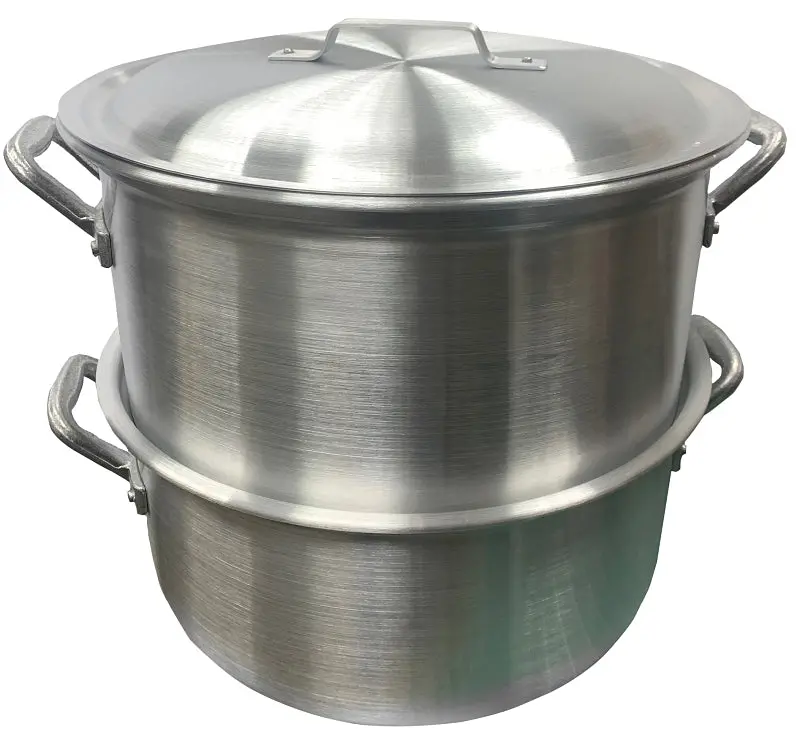 Bayou Classic 300-462 Half-Bushel Aluminum Steamer Pot – Heavy-Duty Cookware 1