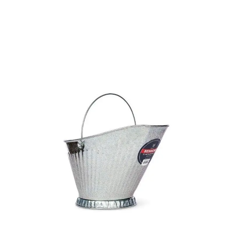 Behrens 617S Galvanized Steel Coal Hod – 3.5-Gallon Capacity, Durable Rust-Resistant Design 1