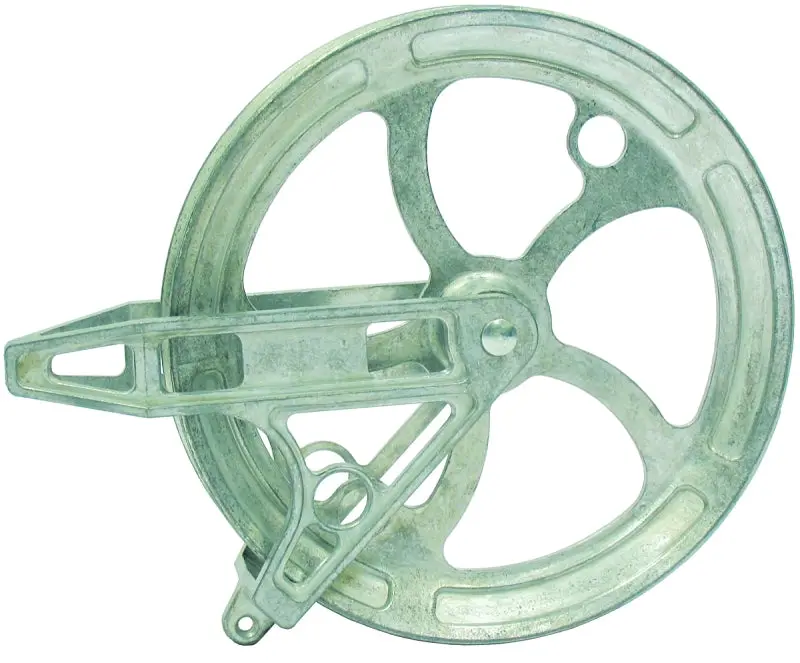 Ben-Mor Cy78800 Heavy-Duty Clothesline Pulley – 8" Metal Wheel For Outdoor Line Systems 1