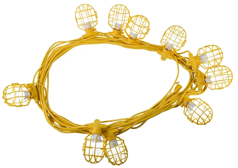 Bergen Gl100143Stk Led Temporary String Light – 10-Lamp, 100 Ft Yellow Strand, 12W Total 1