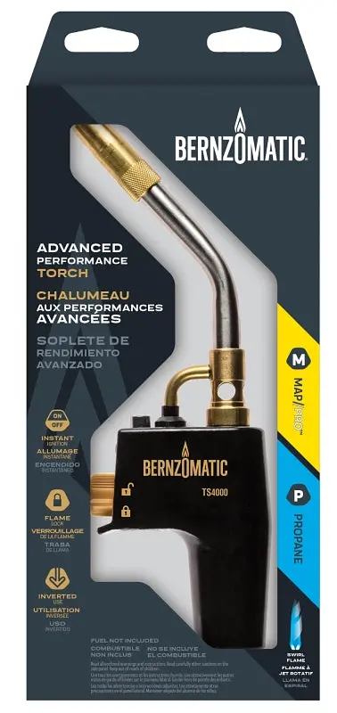 Bernzomatic Ts4000 High-Output Propane Torch With Aluminum Housing For Precision Heating 1