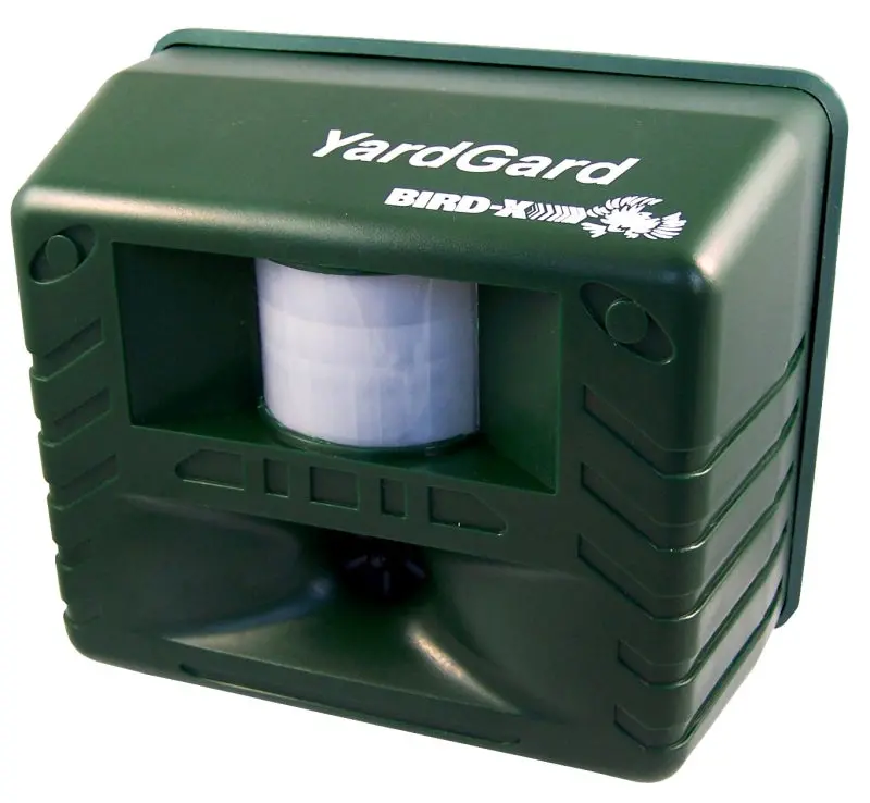 Bird-X Yard Gard Yg Ultrasonic Animal Repeller – Weatherproof, 6.75-Inch Tall, Adjustable Frequency Settings 1