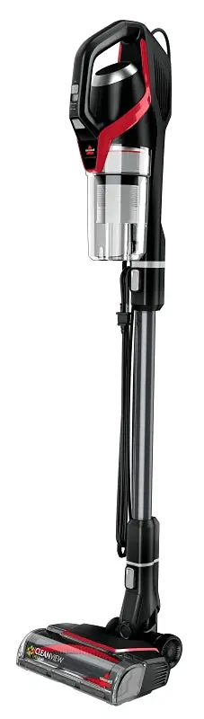 Bissell Cleanview Pet Slim Corded Stick Vacuum – 0.5-Liter Capacity, Black And Mambo Red Design 1