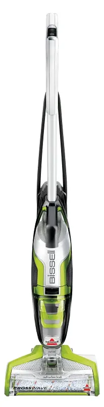 Bissell Crosswave 4111 All-In-One Wet/Dry Vacuum – 28-Ounce Tank, Pleated Filter, Lime/Titanium/White Design 1