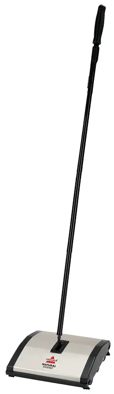Bissell Natural Sweep 92N0 Manual Floor & Carpet Sweeper – 9.5-Inch Cleaning Width, Eco-Friendly Green Model 1