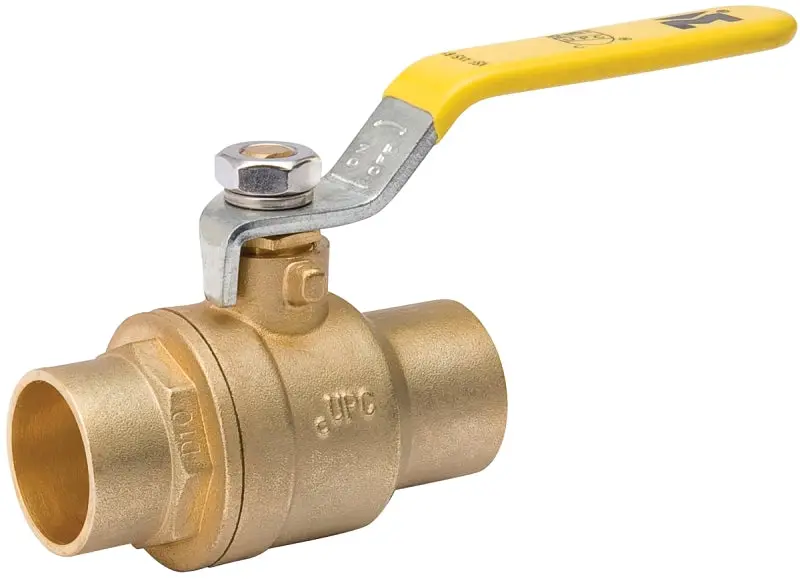 B&K 107-847Nl Brass Compression Ball Valve – 1-1/2-Inch Npt, Manual Operation 1