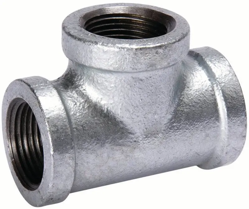 B&K 510-611Bc Threaded Cast Iron Pipe Tee – 4-Inch Diameter Fitting 1