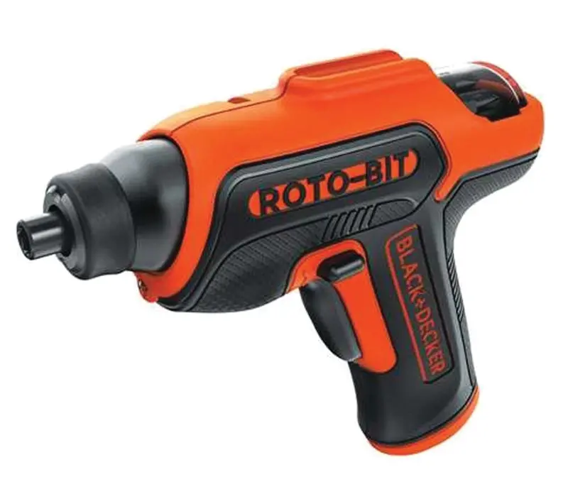 Black+Decker Bdcs50C Cordless Screwdriver – 4V Lithium-Ion, 1.4Ah Battery Included, 1/4" Hex Chuck 1