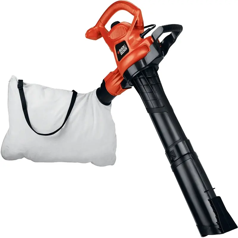 Black+Decker Bv3600 3-In-1 Blower/Vacuum/Mulcher – 12-Amp Motor, 180–230 Mph Airflow, Black Housing 1