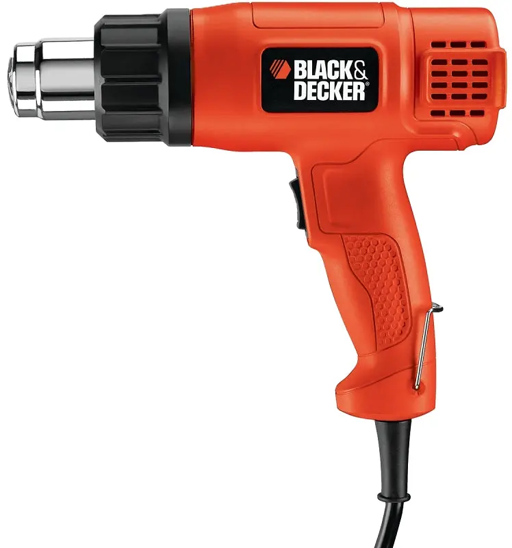 Black+Decker Hg1300 Dual-Temperature Heat Gun – Adjustable 750°–1000°F Output, 12 Cfm Airflow 1
