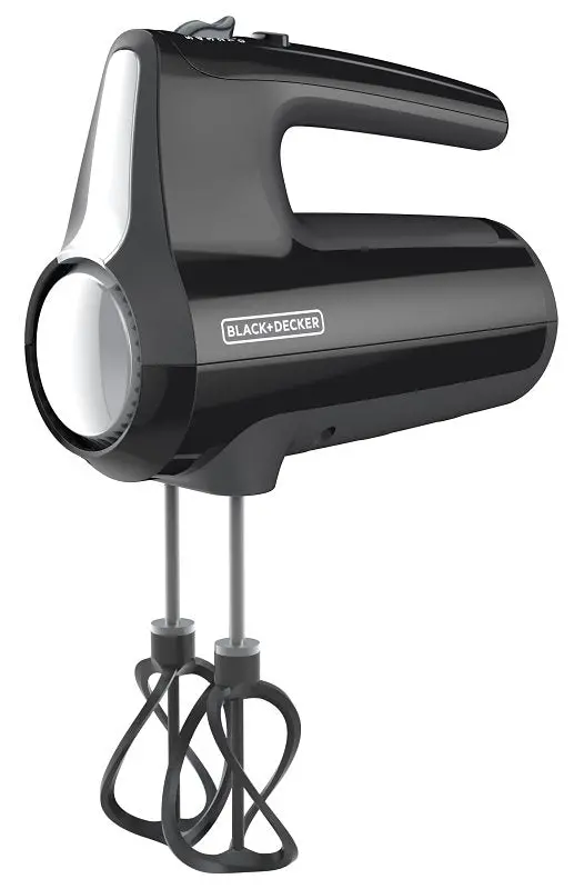 Black+Decker Mx610B Helix Mx610 5-Speed Hand Mixer – 350W, 120V, Premium Ergonomic Design, Black 1