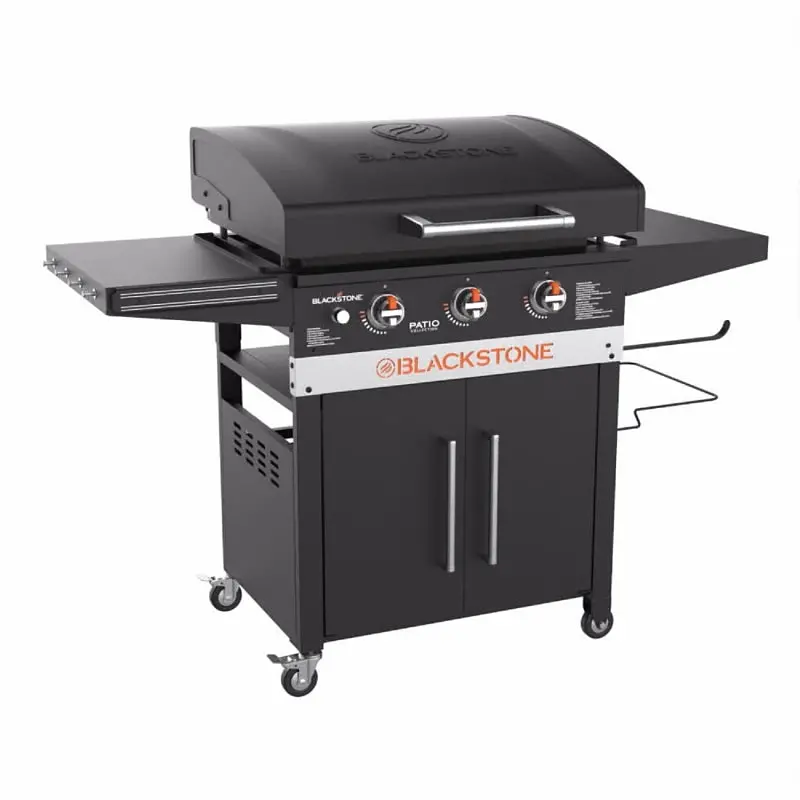 Blackstone 2104 Cabinet-Style Propane Griddle – 3-Burner, 48,000 Btu, 613-Sq-In Cooking Surface With Hood 1