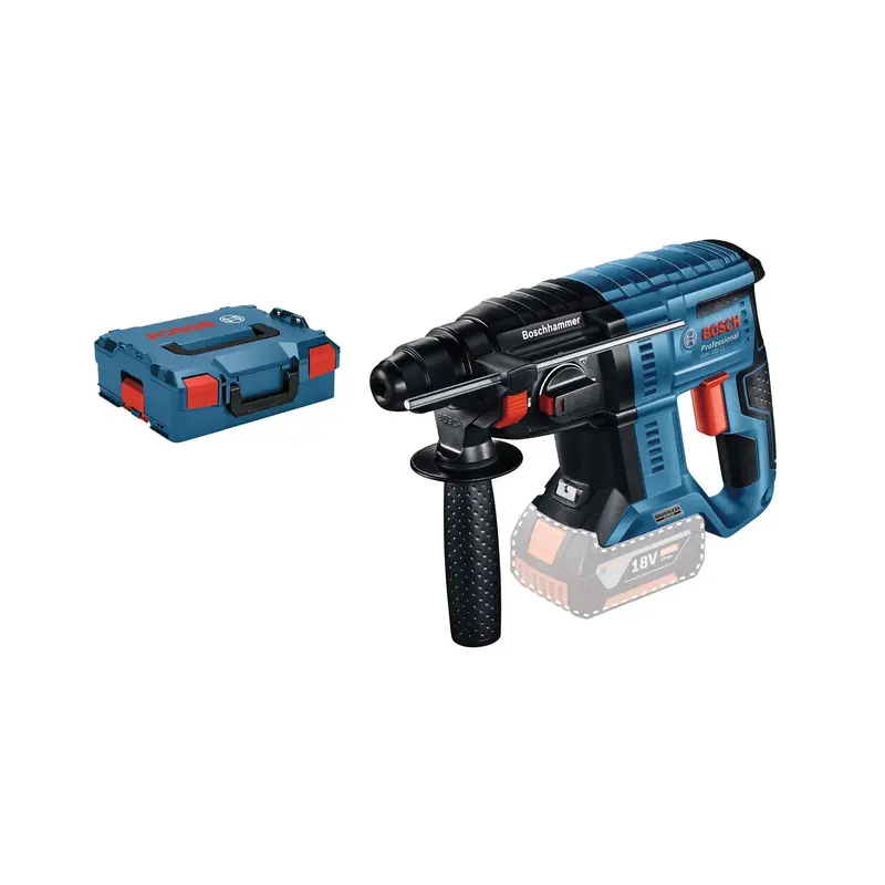 Bosch Pro 18V Cordless Rotary Hammer – Sds-Plus, 2J, L-Boxx Case (Bare Tool) (Clearance) 1