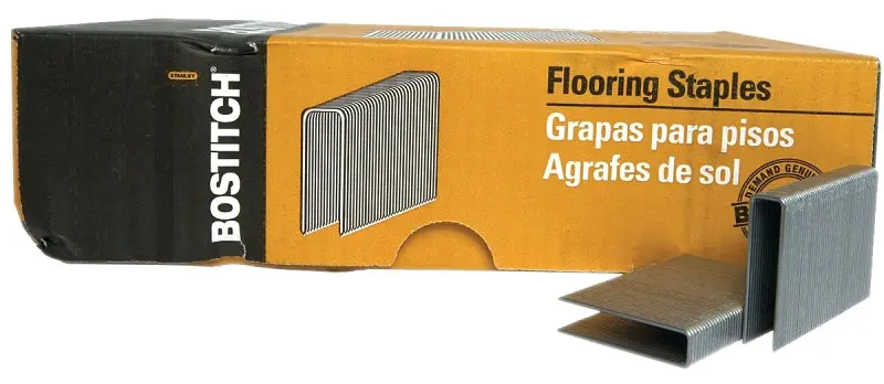Bostitch Bcs1516 Flooring Staples – 15.5-Gauge, 1/2 In Crown × 2 In Leg, Steel 1