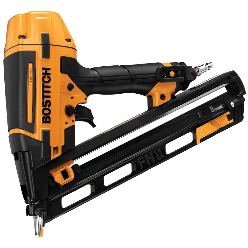 Bostitch Btfp72156 Mid-Range Finish Nailer – Glue-Collated, 129-Staple Capacity, 1-1/4"–2-1/2" 1