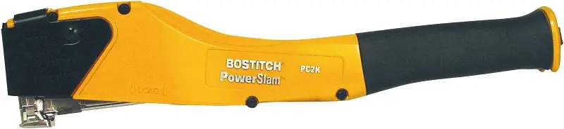 Bostitch Powerslam Pc2K Powercrown Hammer Tacker – 168-Staple Capacity, 7/16" Crown, Yellow 1